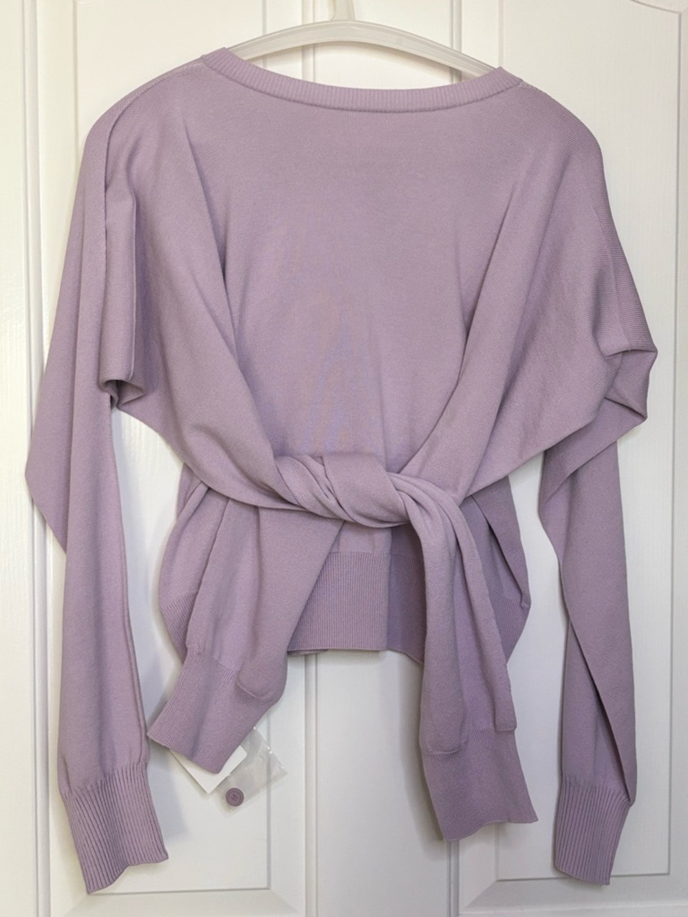 Issey Miyake Lavender Four Sleeve Button Cardigan size 6 - Picture 9 of 14